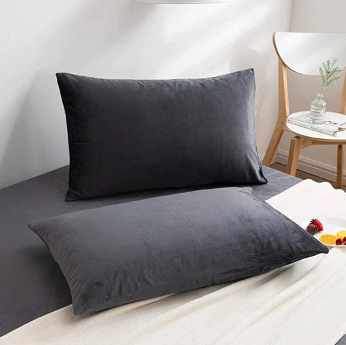 Pack of 2 Velvet Pillow Covers