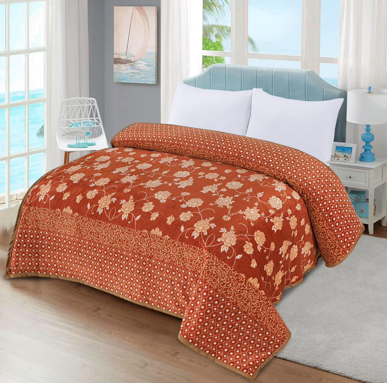 Soft Print Flannel Fleece Blanket
