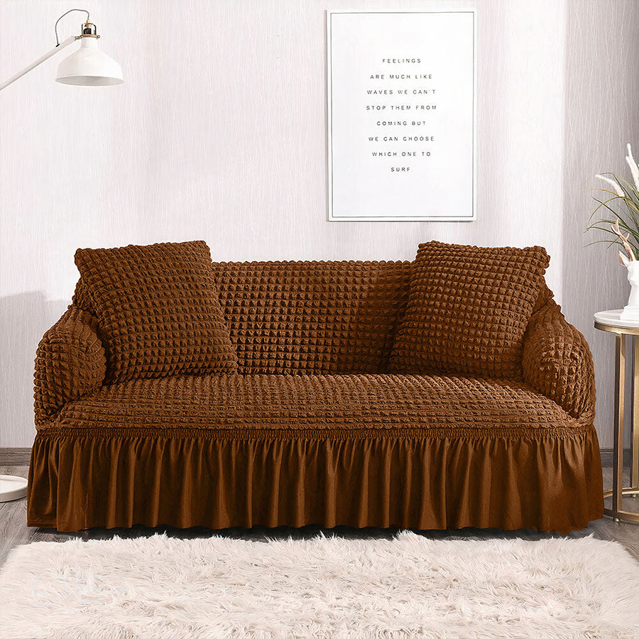 Bubble Sofa Cover Copper ( Turkish Style )